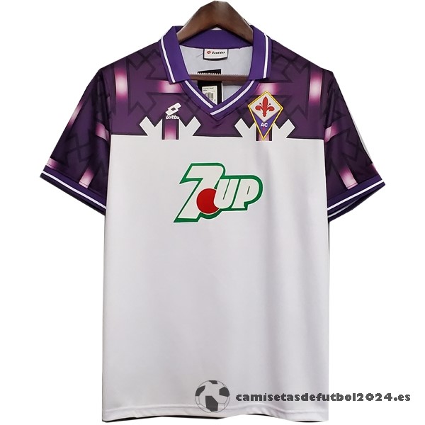 Segunda Camiseta Fiorentina Retro 1992 1993 Blanco Venta Replicas