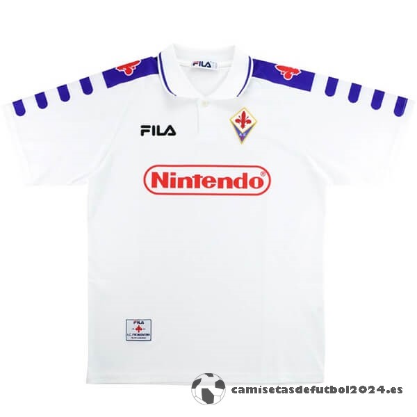 Segunda Camiseta Fiorentina Retro 1998 1999 Blanco Venta Replicas