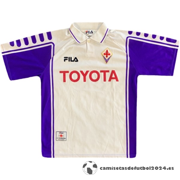 Segunda Camiseta Fiorentina Retro 1999 2000 Blanco Venta Replicas