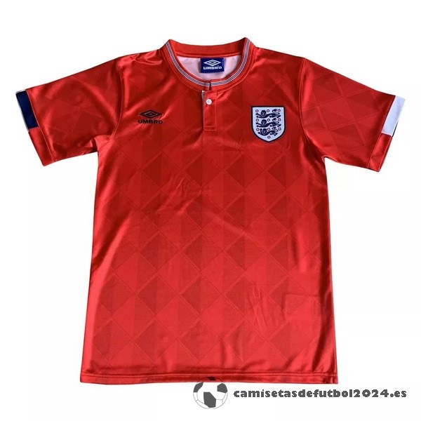 Segunda Camiseta Inglaterra Retro 1989 Rojo Venta Replicas