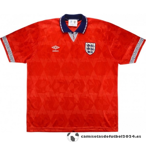 Segunda Camiseta Inglaterra Retro 1990 Rojo Venta Replicas