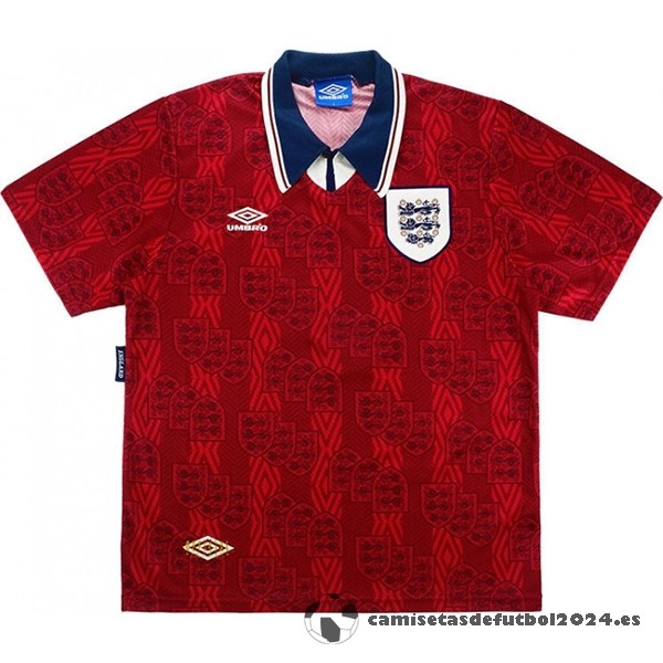 Segunda Camiseta Inglaterra Retro 1994 Rojo Venta Replicas