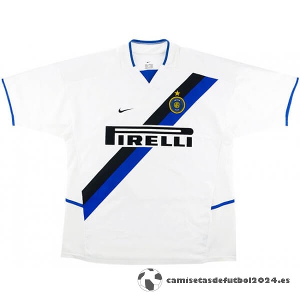 Segunda Camiseta Inter Milán Retro 2002 2003 Blanco Venta Replicas