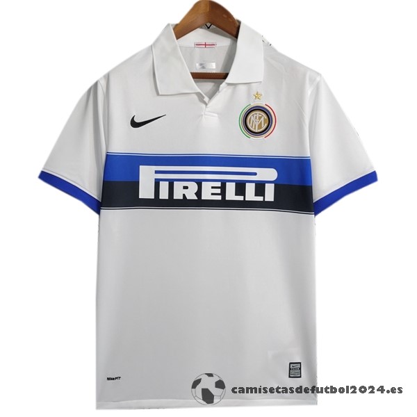 Segunda Camiseta Inter Milán Retro 2009 2010 Blanco Venta Replicas
