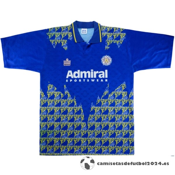 Segunda Camiseta Leeds United Retro 1992 1993 Azul Venta Replicas