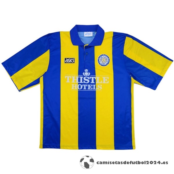 Segunda Camiseta Leeds United Retro 1993 1995 Azul Venta Replicas