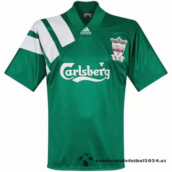 Segunda Camiseta Liverpool Retro 1992 1993 Verde Venta Replicas