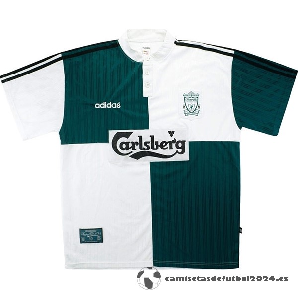 Segunda Camiseta Liverpool Retro 1995 1996 Verde Venta Replicas