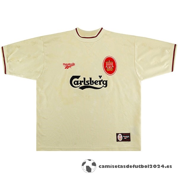 Segunda Camiseta Liverpool Retro 1996 1997 Blanco Venta Replicas