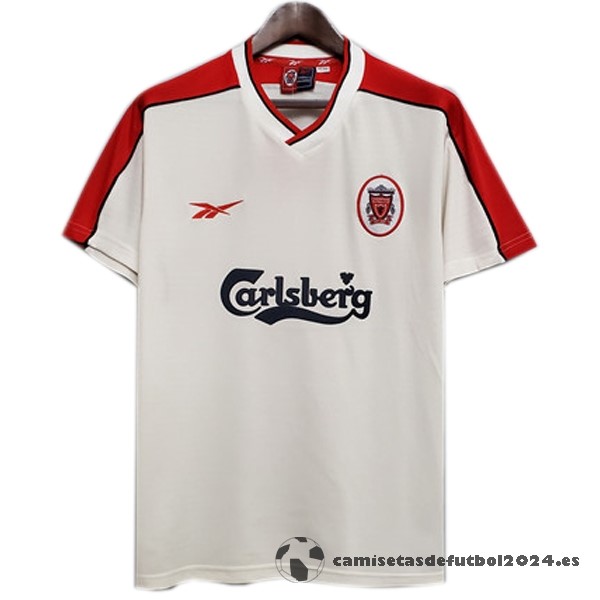 Segunda Camiseta Liverpool Retro 1998 1999 Blanco Venta Replicas