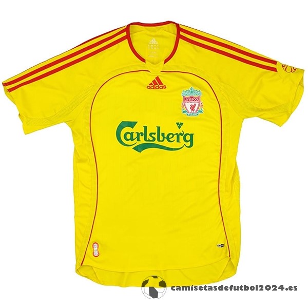 Segunda Camiseta Liverpool Retro 2006 2007 Amarillo Venta Replicas