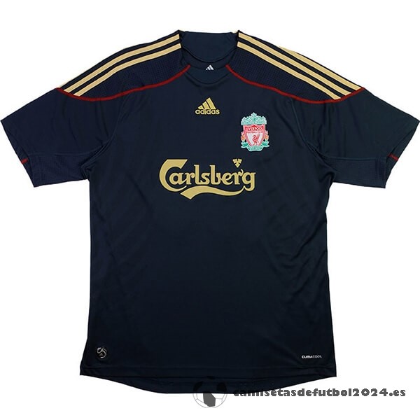 Segunda Camiseta Liverpool Retro 2009 2010 Negro Venta Replicas