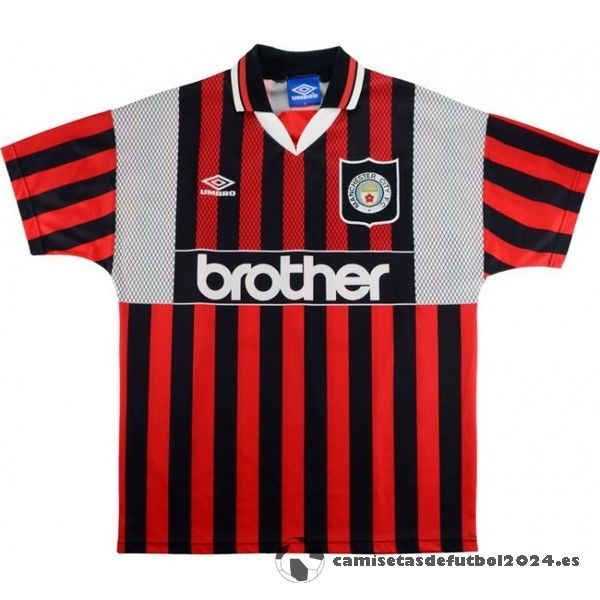 Segunda Camiseta Manchester City Retro 1994 1996 Rojo Venta Replicas