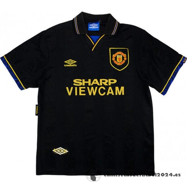 Segunda Camiseta Manchester United Retro 1994 Negro Venta Replicas
