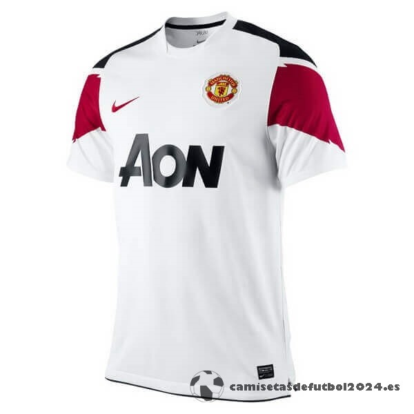 Segunda Camiseta Manchester United Retro 2010 2011 Blanco Venta Replicas