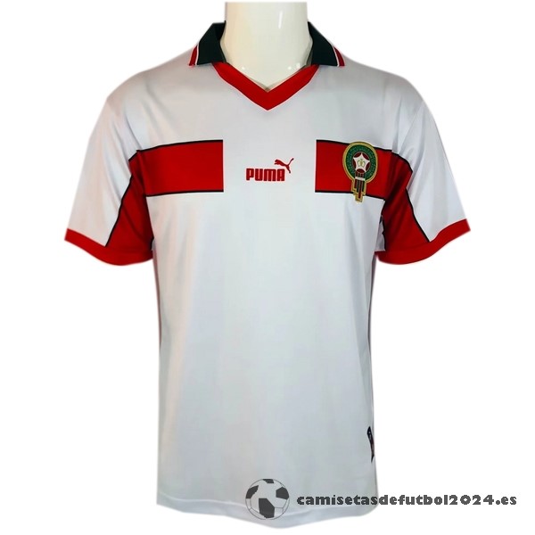 Segunda Camiseta Marruecos Retro 1998 Blanco Venta Replicas