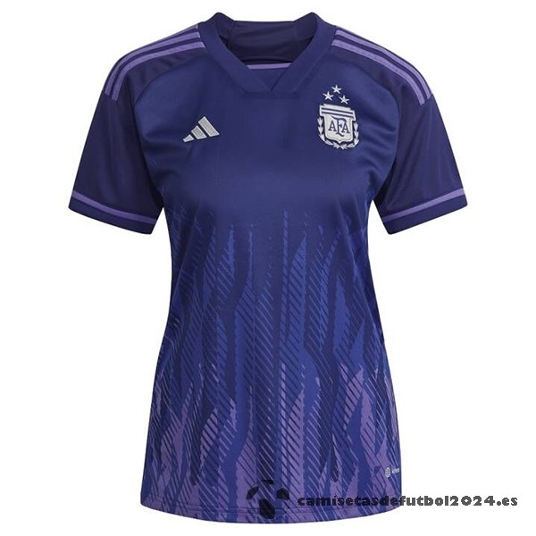 Segunda Camiseta Mujer Argentina 3 Stars 2022 Purpura Venta Replicas