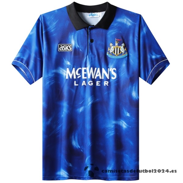 Segunda Camiseta Newcastle United Retro 1993 1995 Azul Venta Replicas