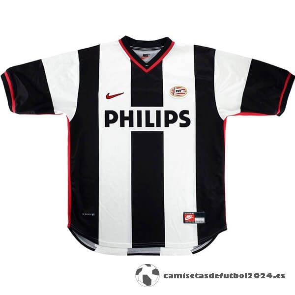 Segunda Camiseta PSV Retro 1998 2000 Negro Blanco Venta Replicas