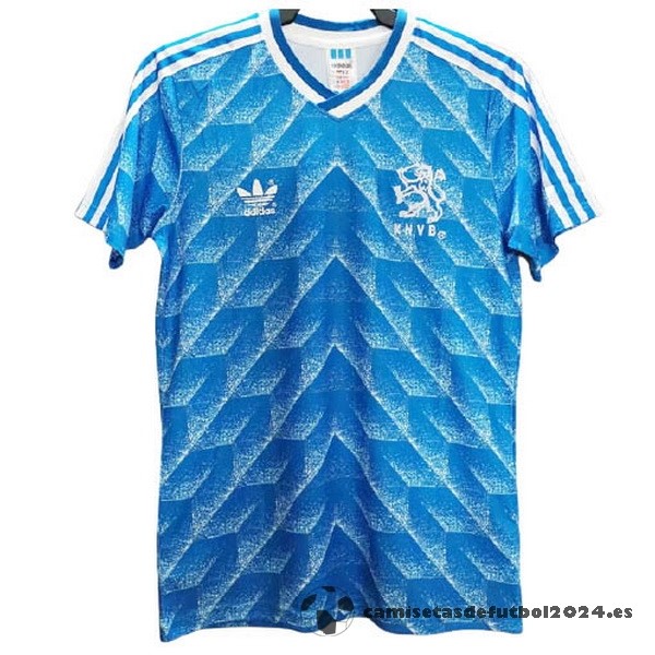 Segunda Camiseta Países Bajos Retro 1988 Azul Venta Replicas