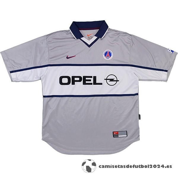 Segunda Camiseta Paris Saint Germain Retro 2000 Gris Venta Replicas