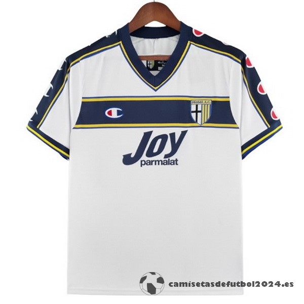 Segunda Camiseta Parma Retro 2001 2002 Blanco Venta Replicas