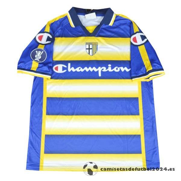 Segunda Camiseta Parma Retro 2004 2005 Azul Amarillo Venta Replicas