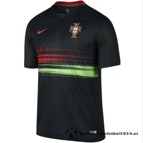 Segunda Camiseta Portugal Retro 2015 2016 Negro Venta Replicas