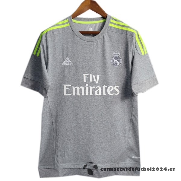 Segunda Camiseta Real Madrid Retro 2015 2016 Gris Venta Replicas