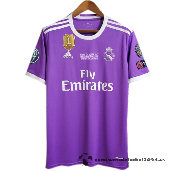 Segunda Camiseta Real Madrid Retro 2016 2017 I Purpura Venta Replicas
