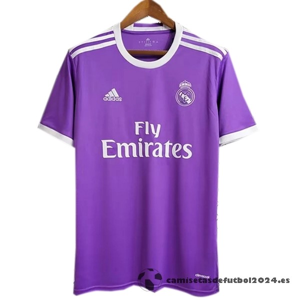 Segunda Camiseta Real Madrid Retro 2016 2017 Purpura Venta Replicas