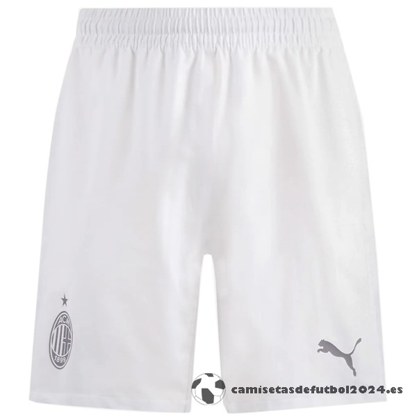 Segunda Pantalones AC Milan 2023 2024 Blanco Venta Replicas