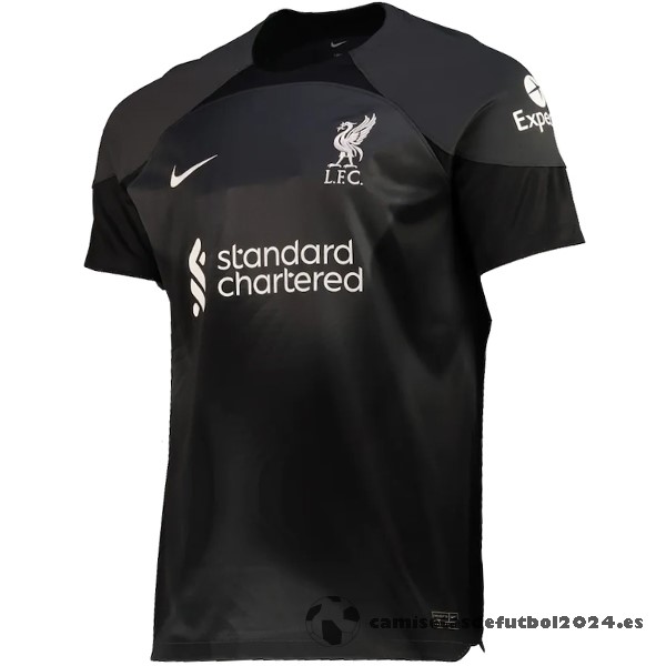 Tailandia Camiseta Portero Liverpool 2022 2023 Negro Venta Replicas