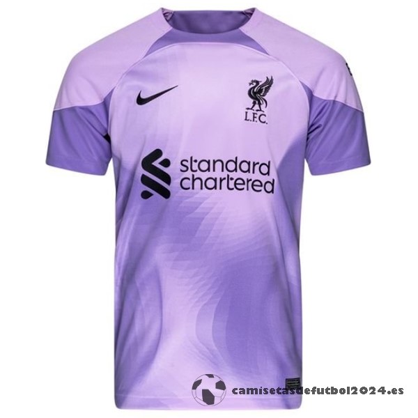 Tailandia Camiseta Portero Liverpool 2022 2023 Purpura Venta Replicas