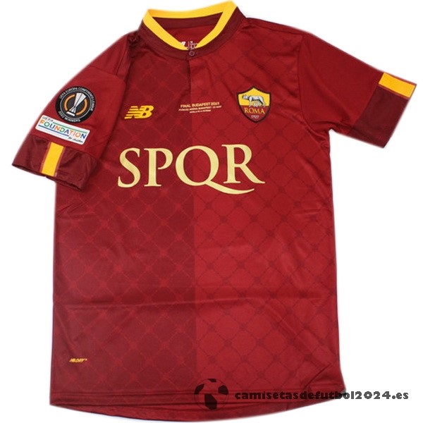 Tailandia Casa Camiseta As Roma Europa League Finals 2022 2023 Rojo Venta Replicas