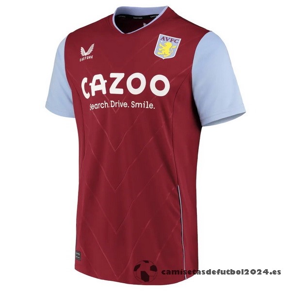 Tailandia Casa Camiseta Aston Villa 2022 2023 Rojo Venta Replicas