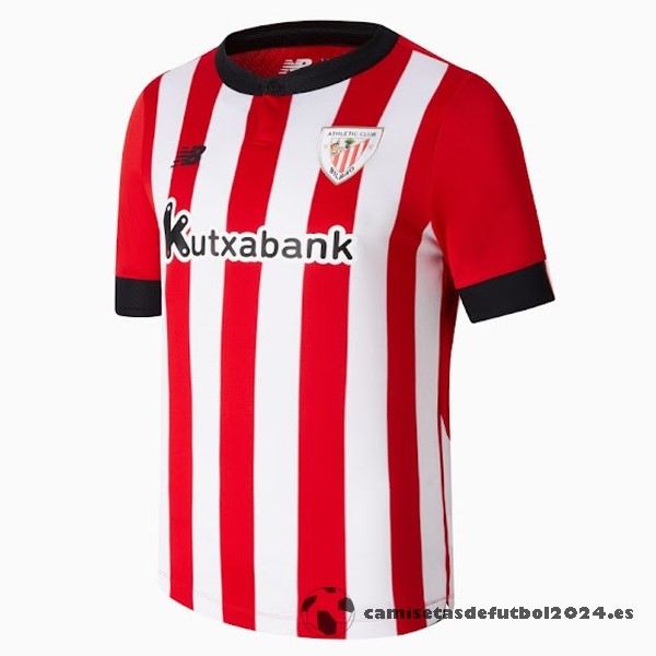 Tailandia Casa Camiseta Athletic Bilbao 2022 2023 Rojo Blanco Venta Replicas