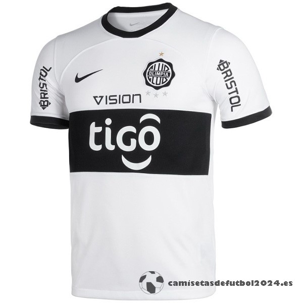 Tailandia Casa Camiseta Club Olimpia 2023 2024 Blanco Venta Replicas
