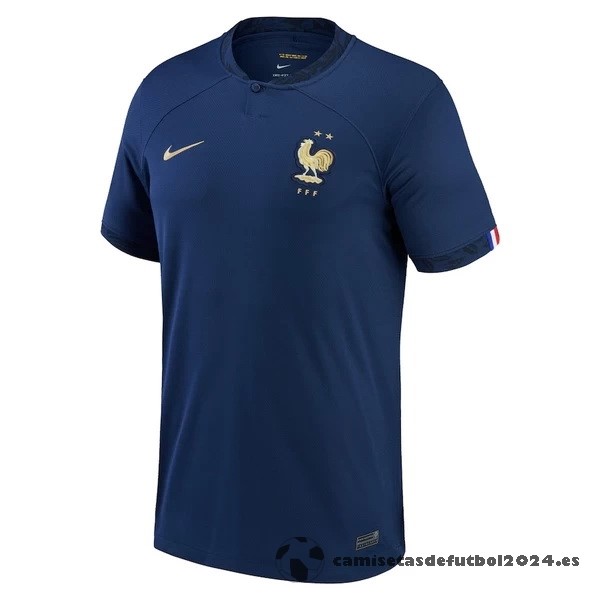 Tailandia Casa Camiseta Francia 2022 Azul Marino Venta Replicas