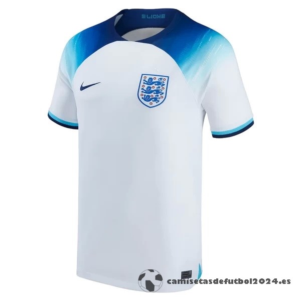 Tailandia Casa Camiseta Inglaterra 2022 Blanco Azul Venta Replicas