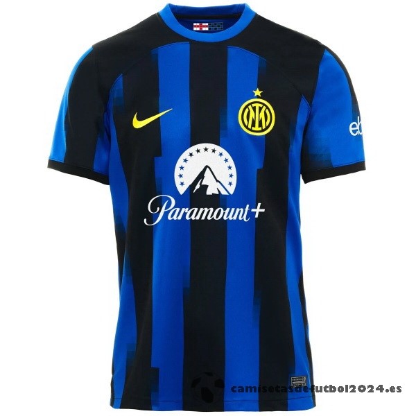 Tailandia Casa Camiseta Inter Milán 2023 2024 Azul Venta Replicas