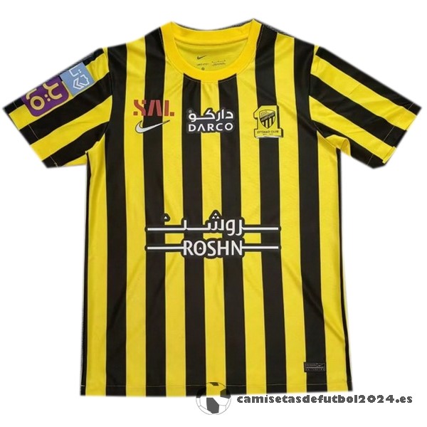 Tailandia Casa Camiseta Ittihad 2023 2024 Amarillo Negro Venta Replicas