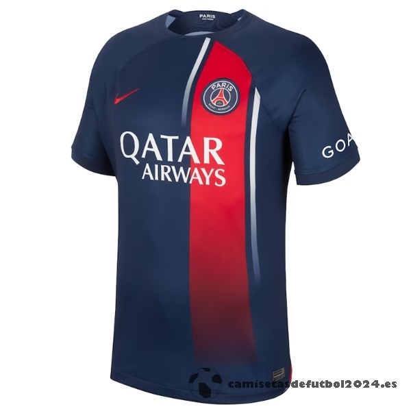 Tailandia Casa Camiseta Paris Saint Germain 2023 2024 Azul Venta Replicas