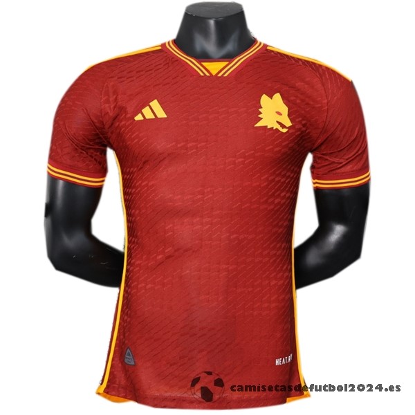 Tailandia Casa Jugadores Camiseta As Roma 2023 2024 Rojo Venta Replicas