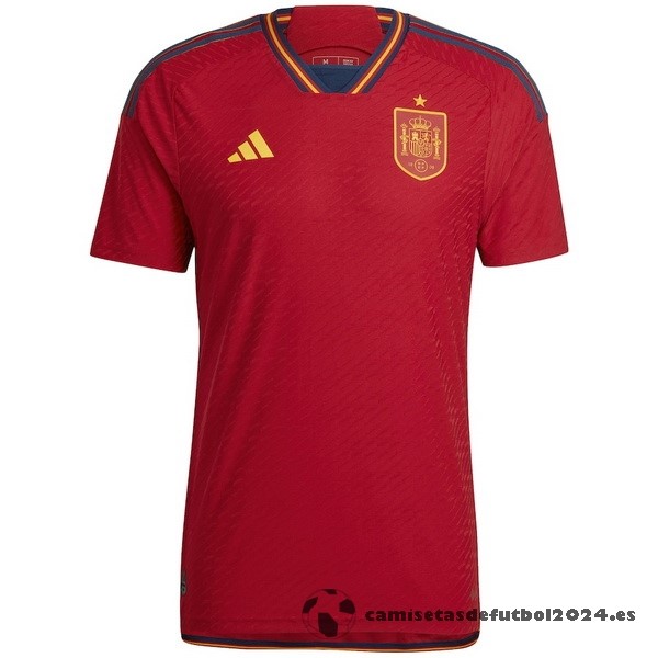 Tailandia Casa Jugadores Camiseta España 2022 Rojo Venta Replicas