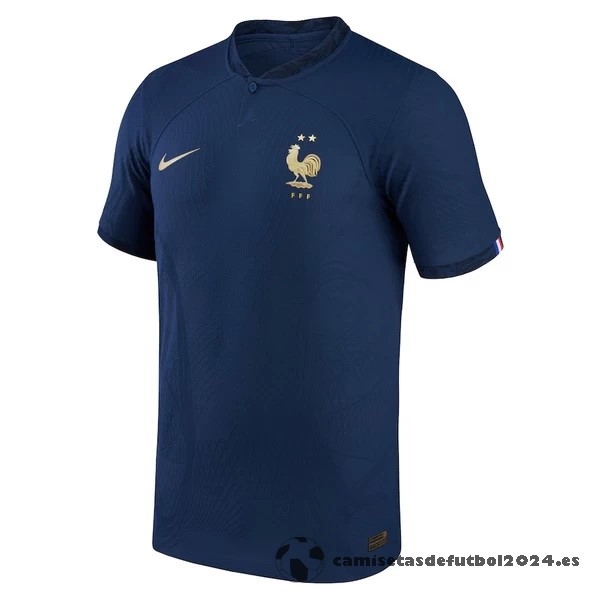 Tailandia Casa Jugadores Camiseta Francia 2022 Azul Venta Replicas