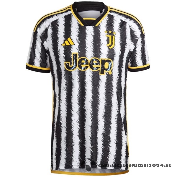 Tailandia Casa Jugadores Camiseta Juventus 2023 2024 Blanco Negro Venta Replicas