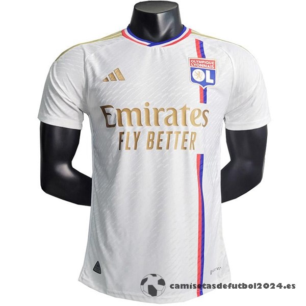 Tailandia Casa Jugadores Camiseta Lyon 2023 2024 Blanco Venta Replicas