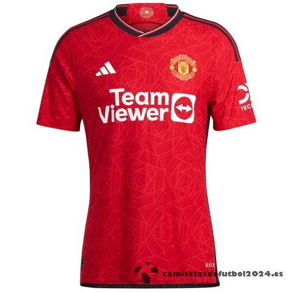 Tailandia Casa Jugadores Camiseta Manchester United 2023 2024 Rojo Venta Replicas