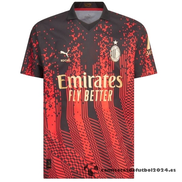 Tailandia Cuarta Camiseta AC Milan 2022 2023 Rojo Venta Replicas